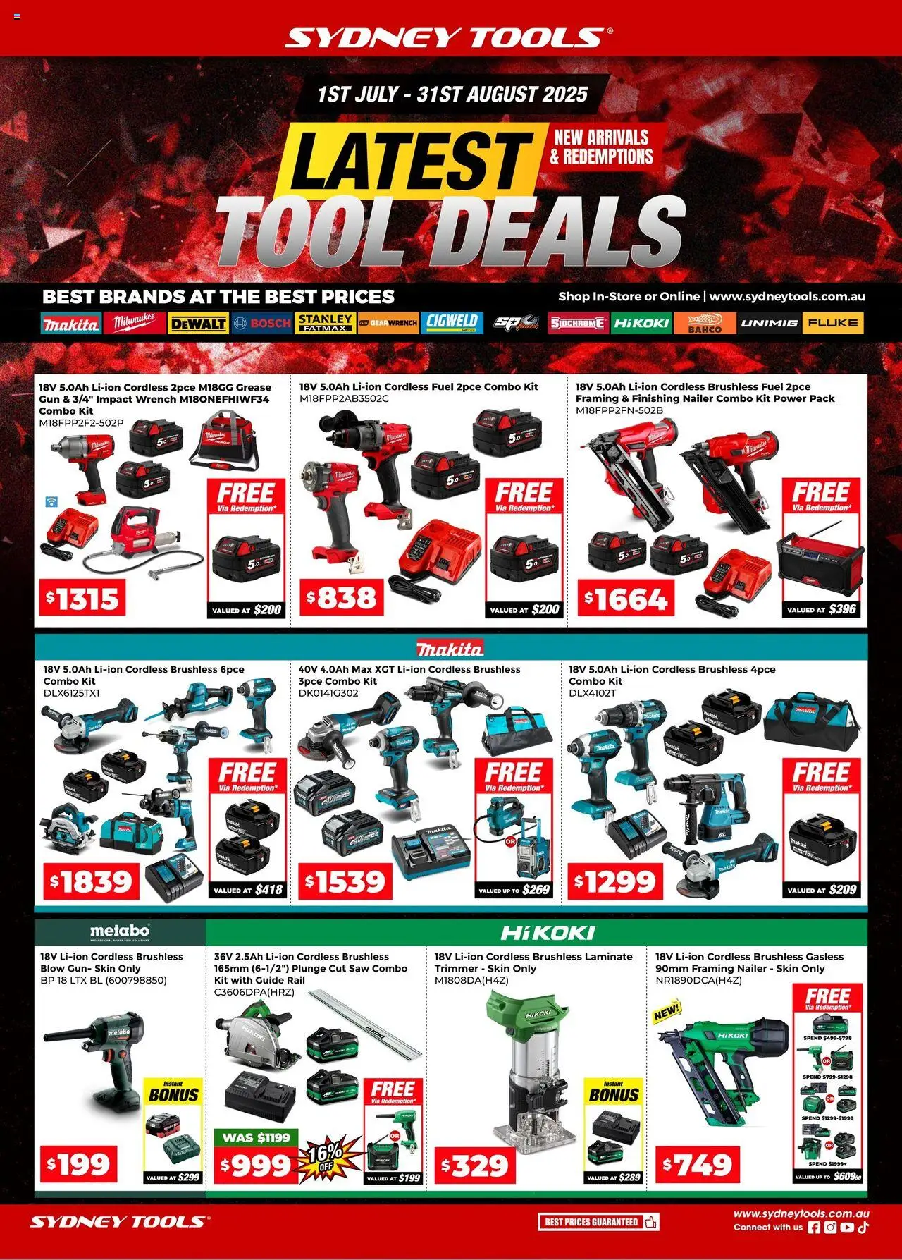 Sydney Tools catalogue valid from 01/07/2025 - page 1 - Saw