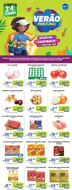 Pré-Visualização do folheto "Encarte" da loja Prezunic válido a partir de 27/01/2026