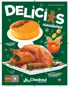 Vista previa las ofertas de la tienda Chedraui - Folleto Delicias navideñas desde el 15/12/2025 