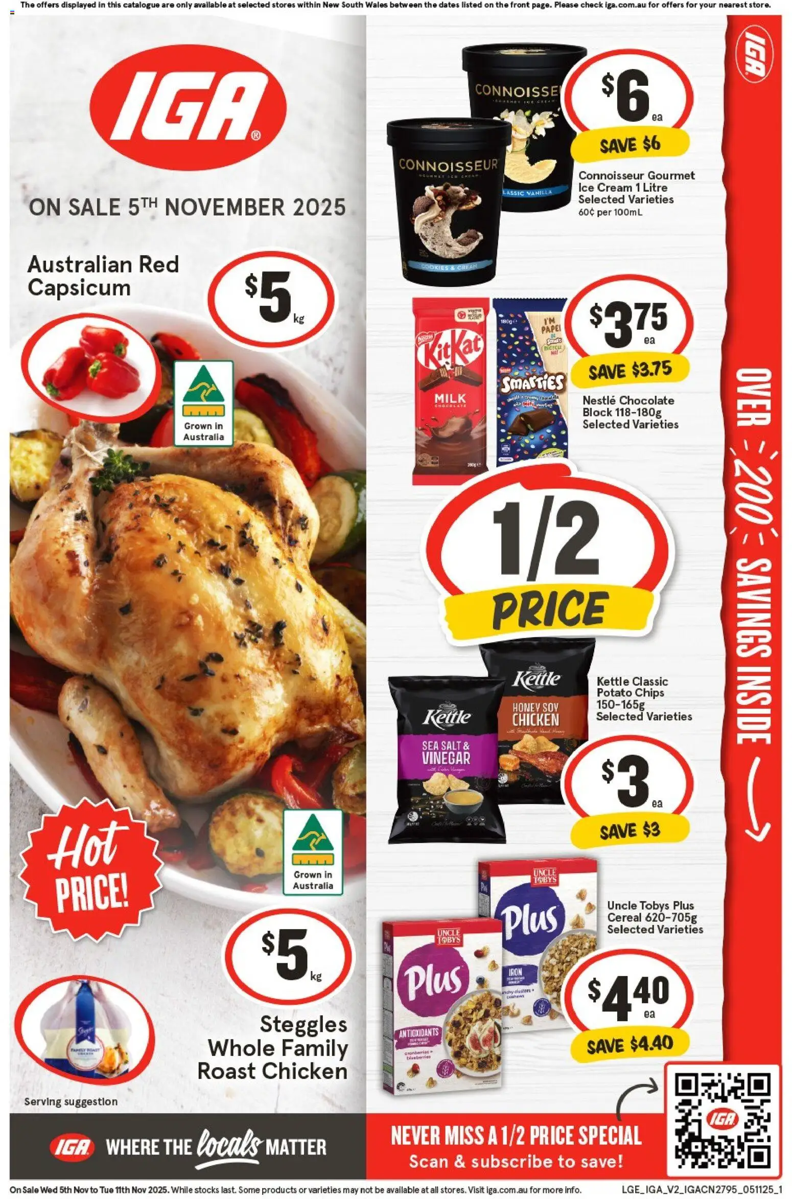 Preview of catalogue Catalogue NSW from shop IGA valid 05/11/2025
