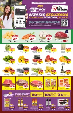 Pré-Visualização do folheto "Ofertas da semana" da loja Supermercados São Vicente válido a partir de 29/07/2025