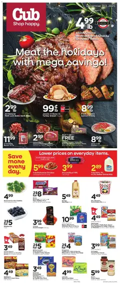 Ad Preview of Cub Foods Weekly Ad from 12/07/2025 | Page: 1