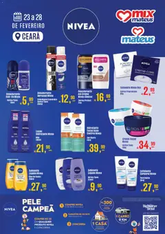 Pré-Visualização do folheto "Ofertas Exclusivo Nivea" da loja Mateus válido a partir de 23/02/2026