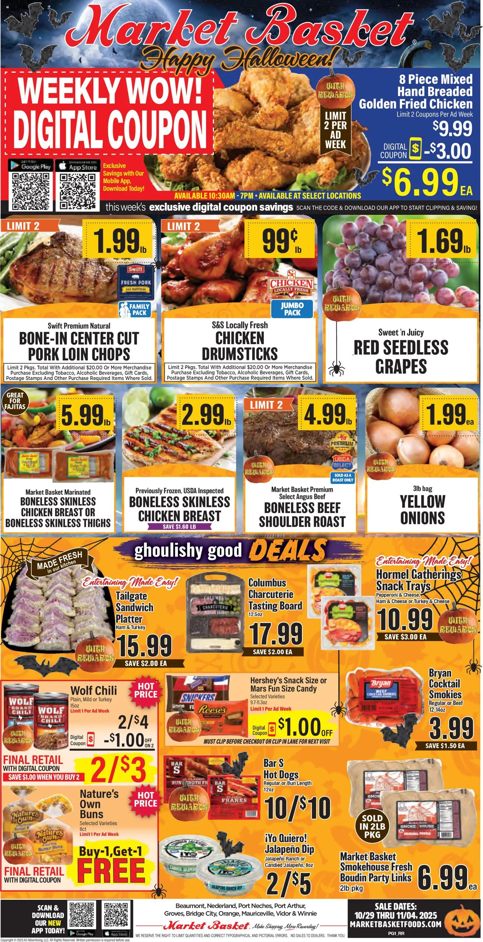 Ad Preview of Market Basket Southeast Texas from 10/29/2025