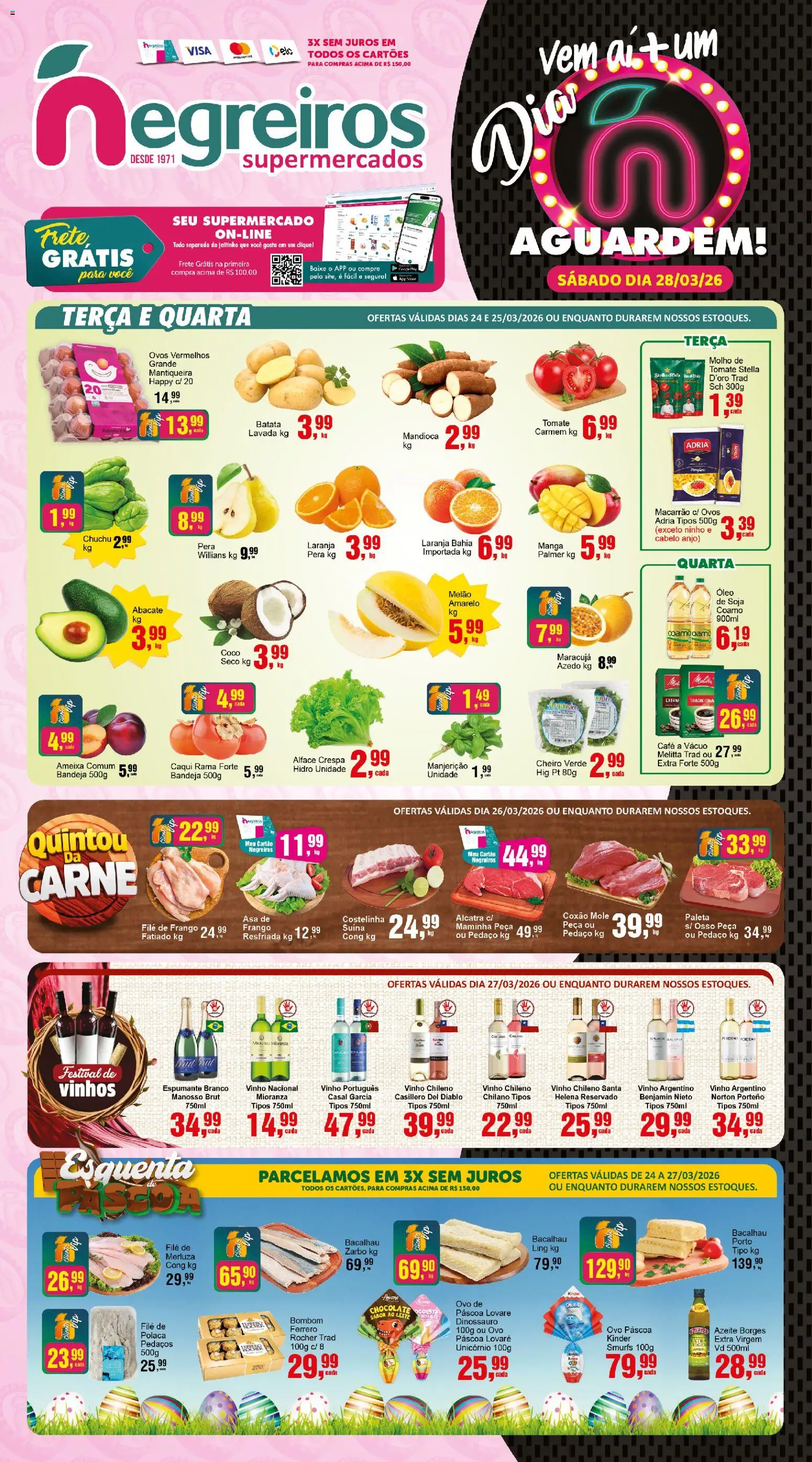 Pré-Visualização do folheto "Negreiros - Ofertas da semana" da loja Negreiros válido a partir de 24/03/2026