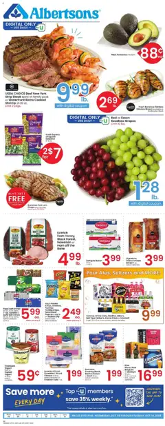 Ad Preview of Albertsons Weekly Ad from 10/08/2025