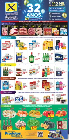 Pré-Visualização do folheto "Ofertas da semana" da loja X Supermercados válido a partir de 01/11/2025 | Página: 1