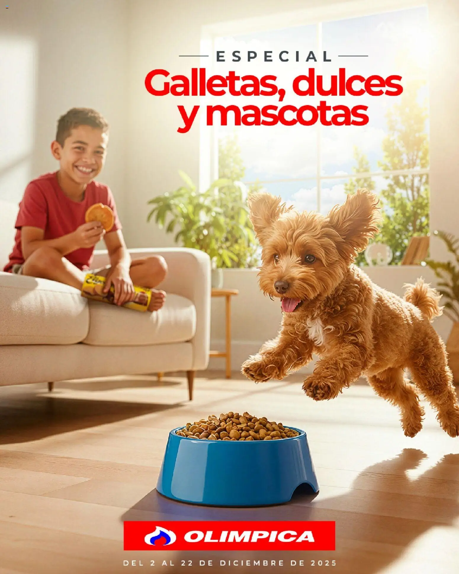  Vista previa del prospecto Especial galletas, dulces y mascotas del almacen Olímpica válida del 02/12/2025 al 22/12/2025