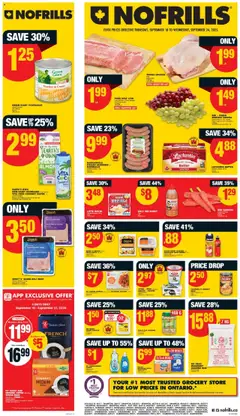 Un aperçu du dépliant Weekly flyer / circulaire du magasin No Frills est valide à partir 18 sept. 2025