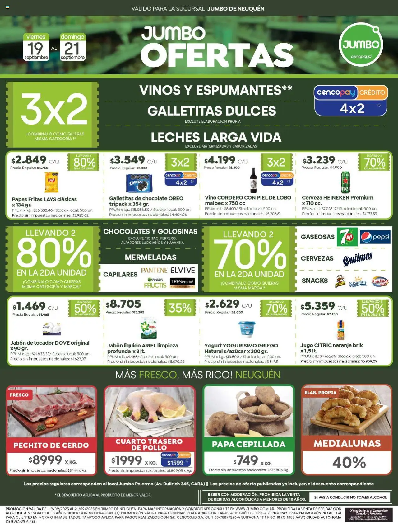 Jumbo Ofertas | Neuquén del 19/09/2025 >> Catálogo