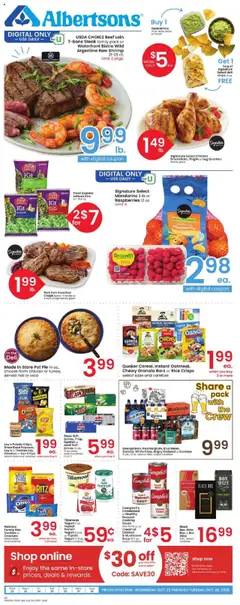 Ad Preview of Albertsons Weekly Ad from 10/22/2025