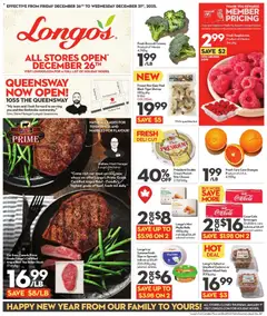 Preview of leaflet Weekly flyer / circulaire from shop Longo's is valid from Dec 26, 2025