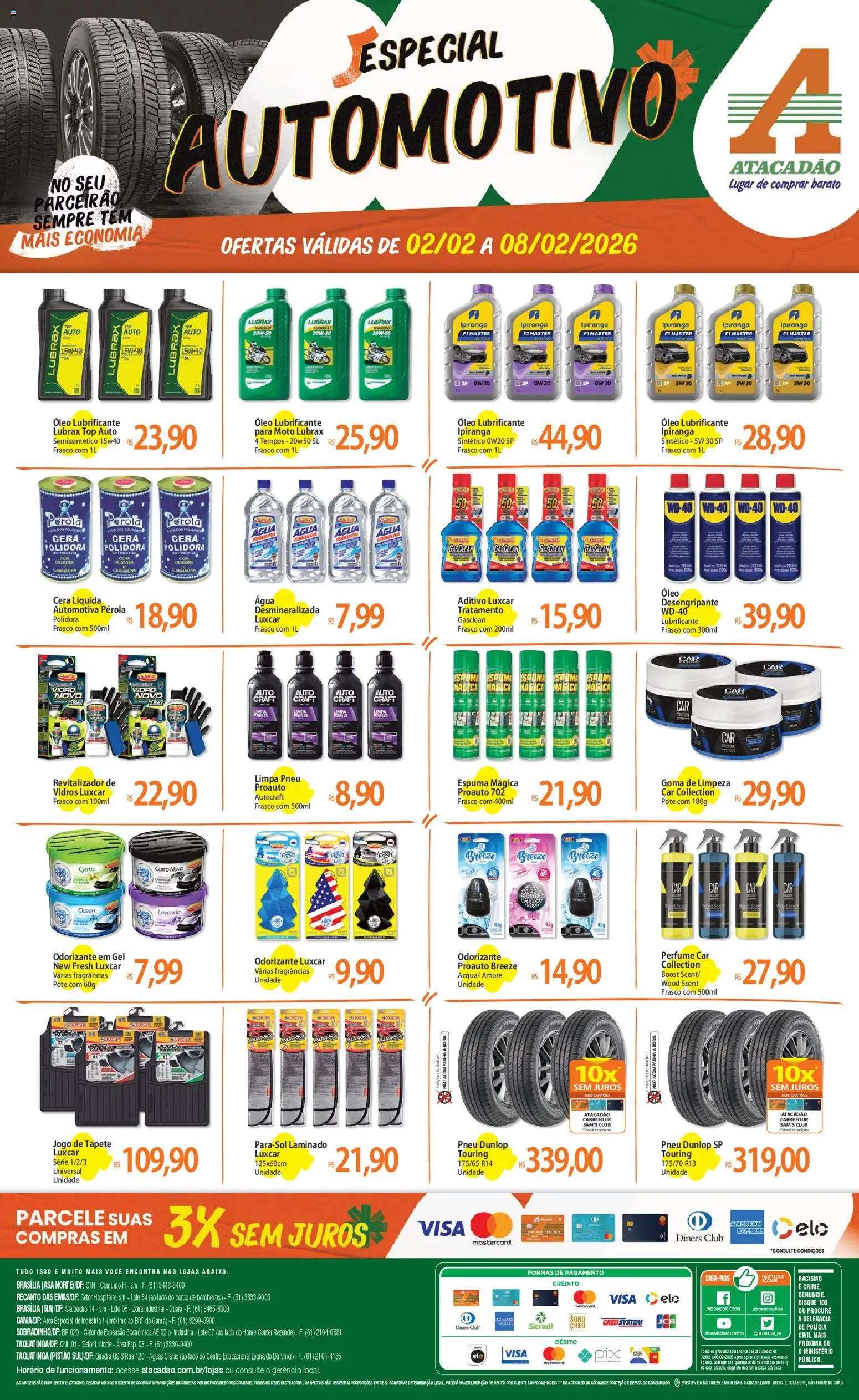 Pré-Visualização do folheto "Ofertas - DF" da loja Atacadão válido a partir de 02/02/2026