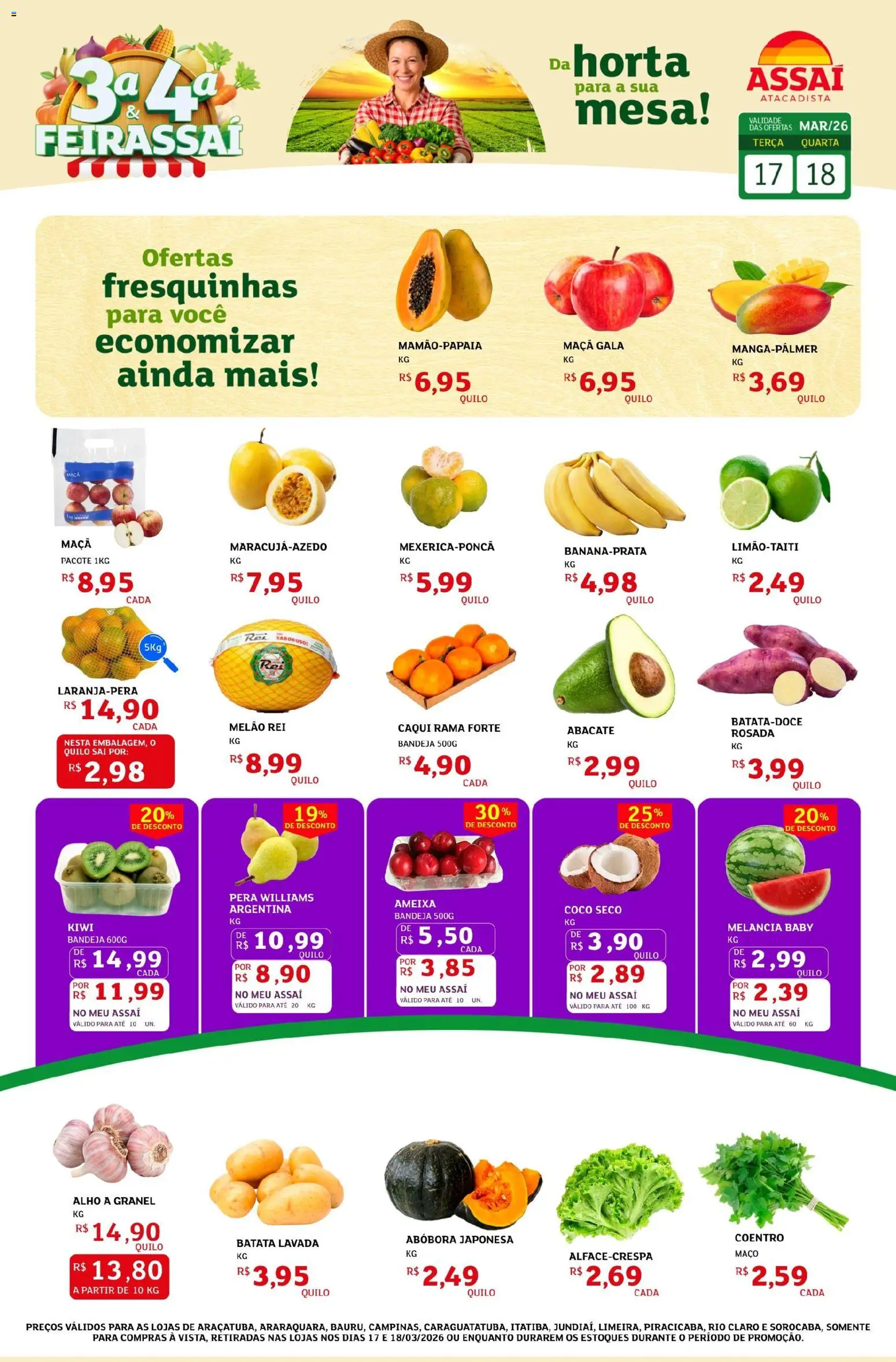 Pré-Visualização do folheto "Assaí Atacadista ofertas - SP" da loja Assaí Atacadista válido a partir de 17/03/2026