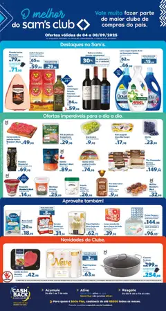 Pré-Visualização do folheto "Ofertas Fim de semana" da loja Sam's Club válido a partir de 04/09/2025
