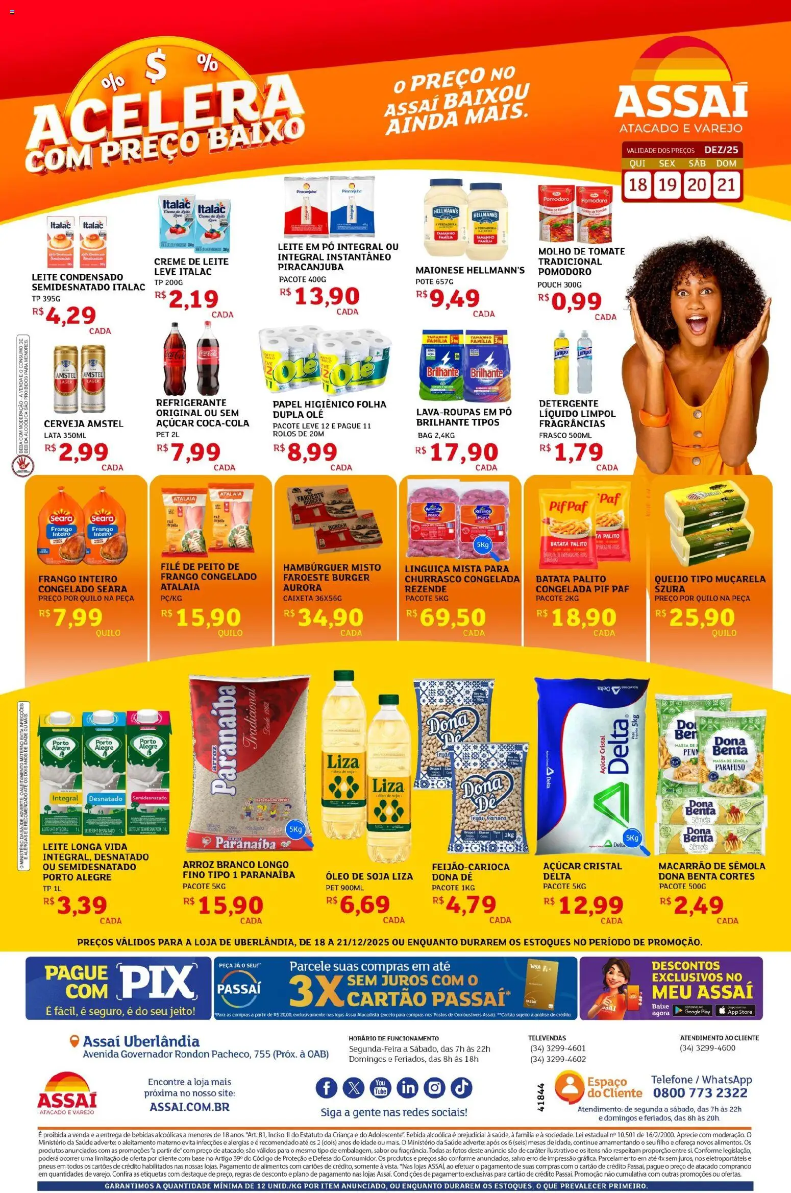 Pré-Visualização do folheto "Encarte - MG" da loja Assaí Atacadista válido a partir de 18/12/2025