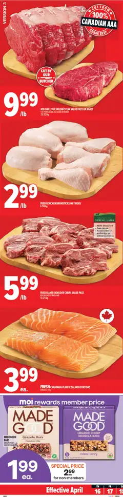 Un aperçu du dépliant Metro weekly flyer - Montréal du magasin Metro est valide à partir 16 avr. 2026