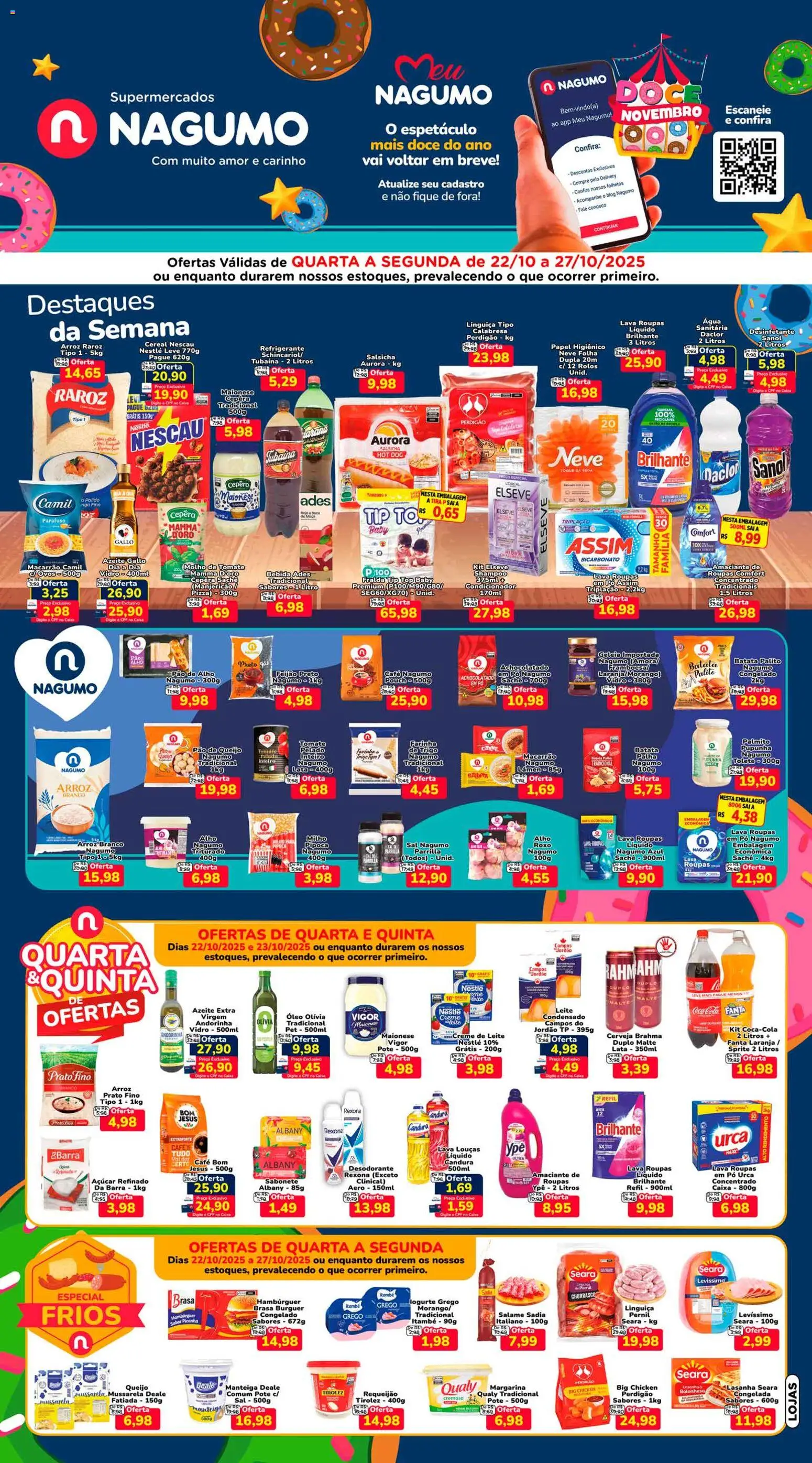 Nagumo folheto "Ofertas da semana" válido a partir de 22/10/2025 - número de página 1