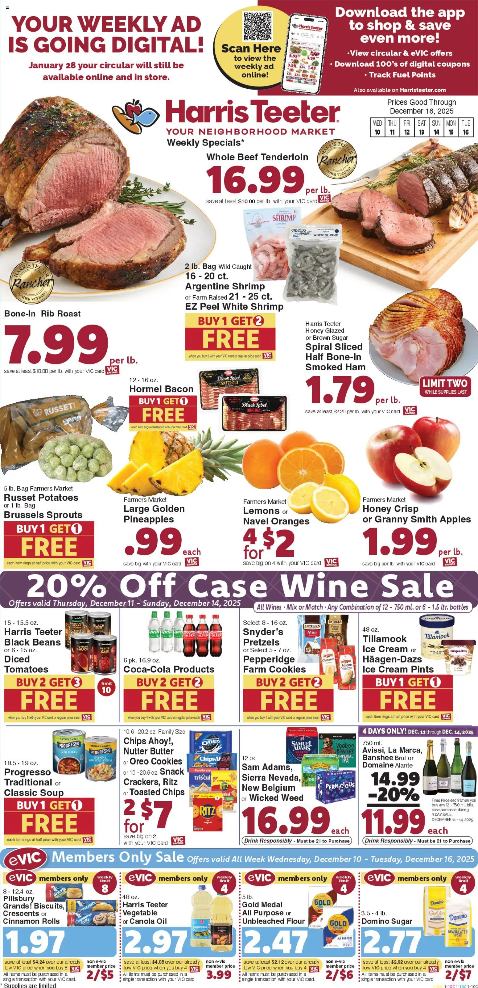 Ad Preview of Harris Teeter Weekly Ad - NC from 12/10/2025