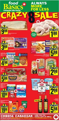 Preview of leaflet Woodbridge, Islington Avenue 9600 from shop Food Basics is valid from Aug 07, 2025