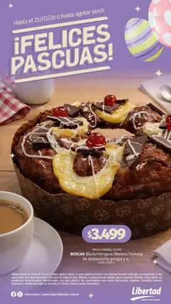 Vista previa del folleto de la tienda Hipermercado Libertad válido desde el 19/03/2026 