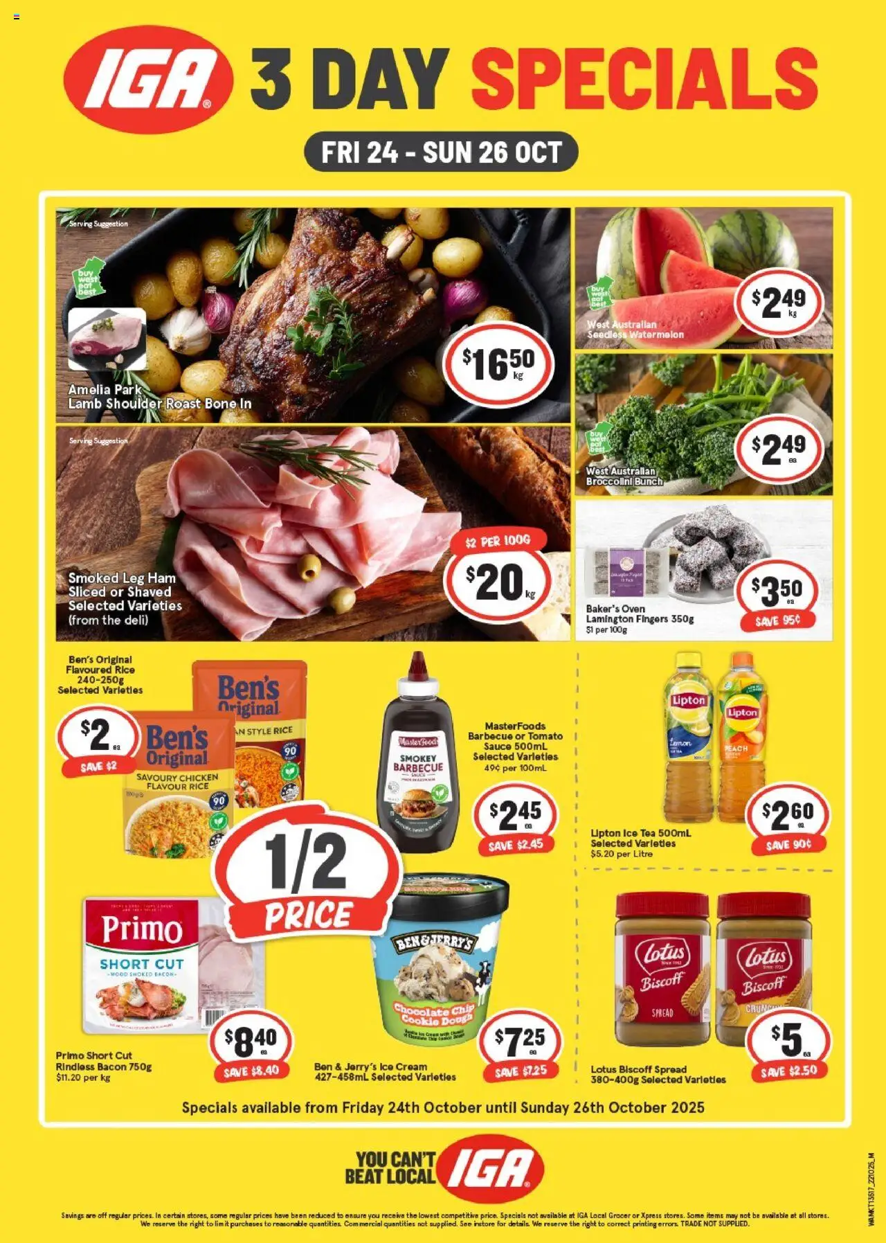 IGA catalogue valid from 24/10/2025 - page 1