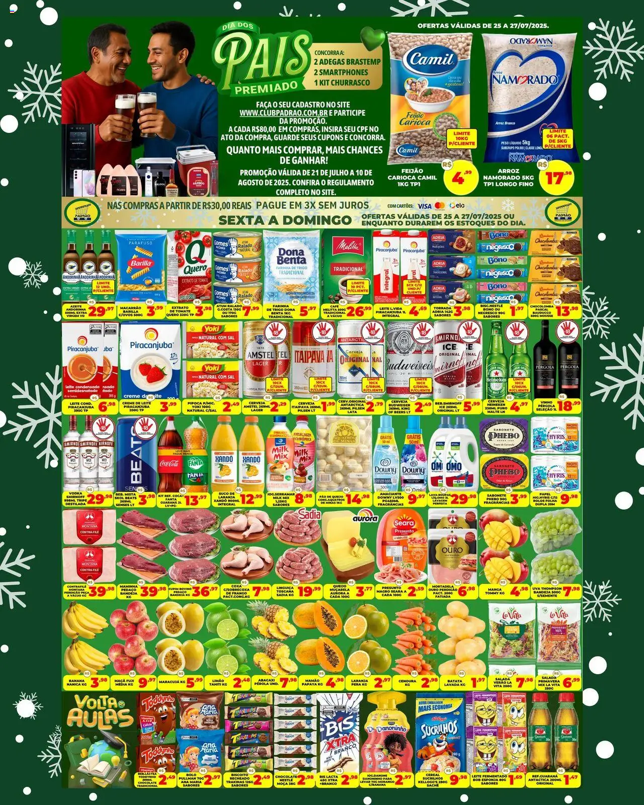 Supermercado Padrão folheto "Ofertas da semana" válido a partir de 25/07/2025 - número de página 1
