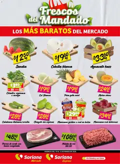 Vista previa las ofertas de la tienda Soriana - Soriana Frescos del Mandado Mercado: Tamaulipas desde el 10/03/2026 