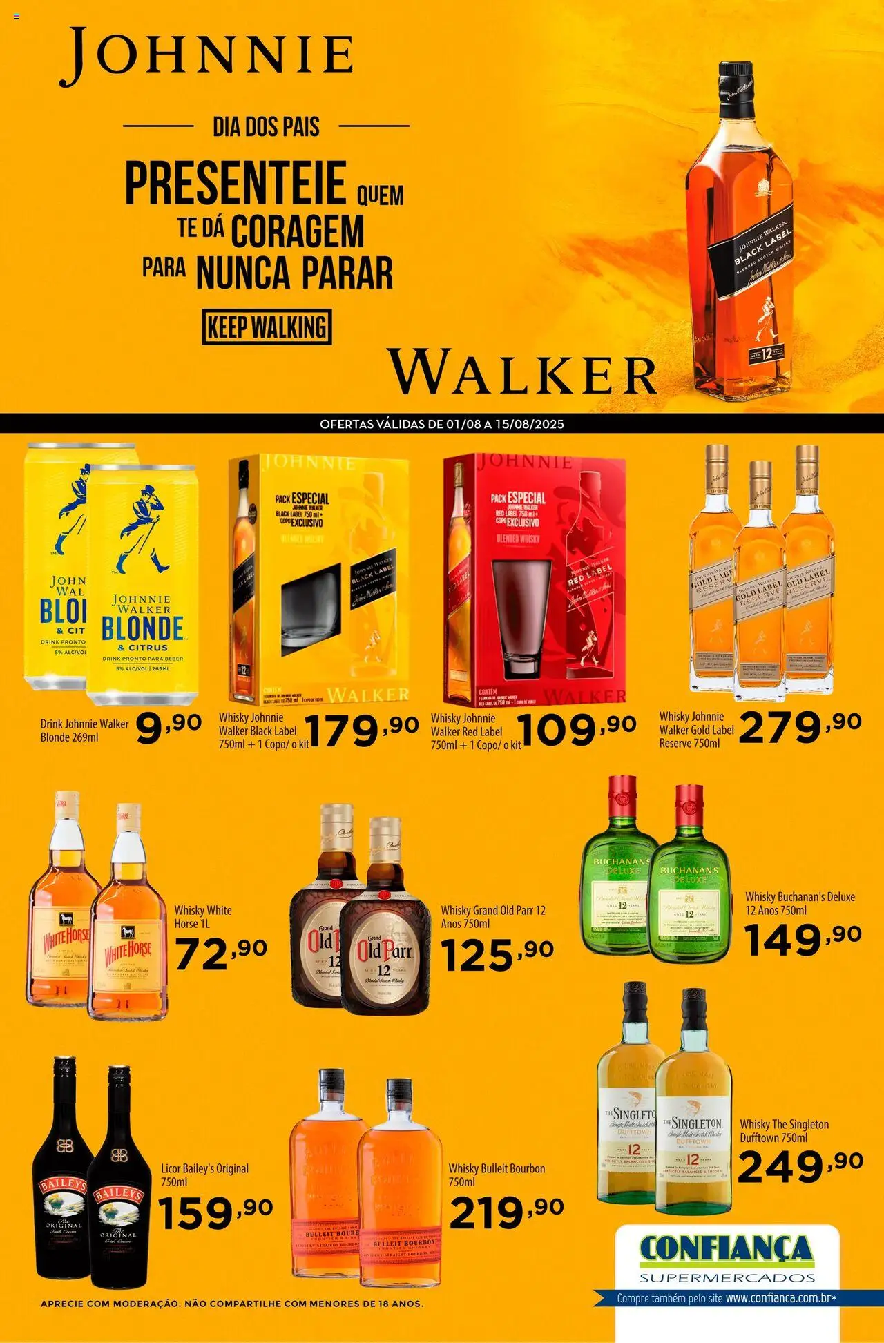 Confiança folheto "Ofertas Diageo" válido a partir de 01/08/2025 - número de página 1