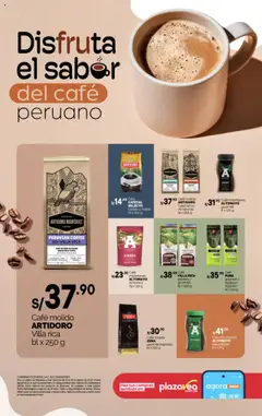 Vista previa de Aviso Café Peruano de la tienda Plaza Vea válido desde 15/08/2025