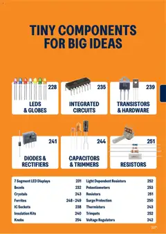 Preview of catalogue Engineering & Scientific Catalogue 2025/2026 from shop Jaycar valid 09/07/2025 | Page: 227
