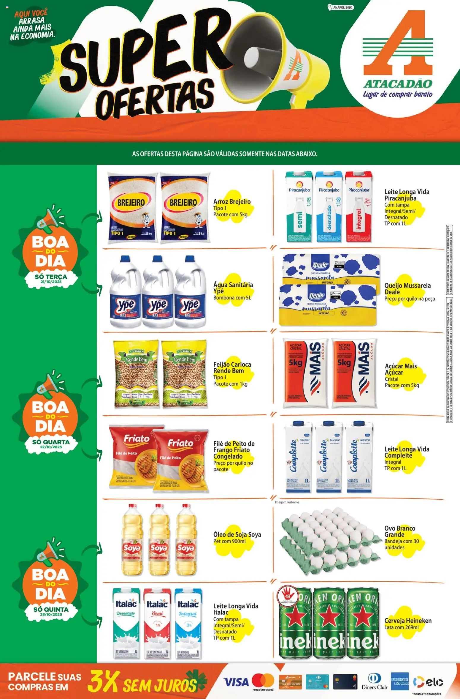 Atacadão folheto "Ofertas - GO" válido a partir de 21/10/2025 - número de página 1