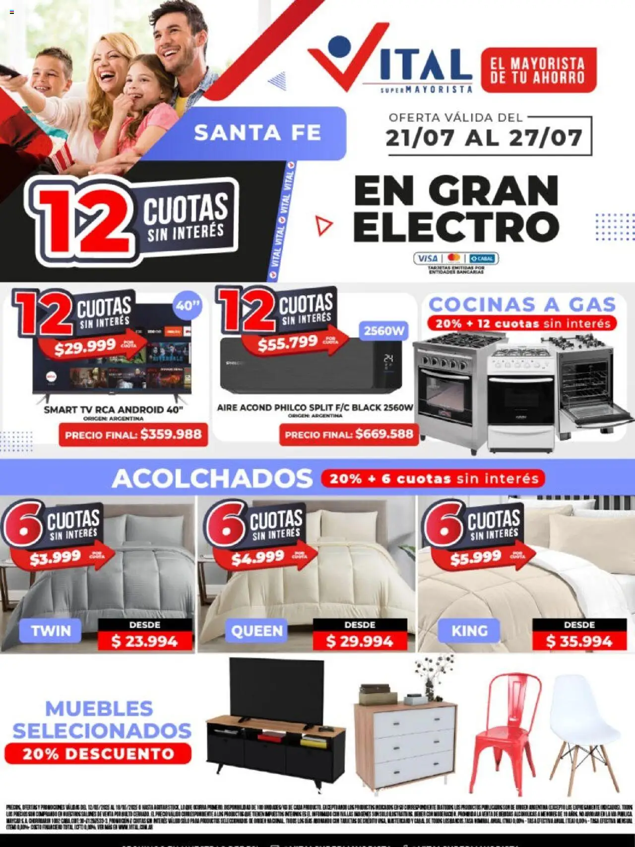 Vital Ofertas nonfood - Santa Fe del 21/07/2025 >> Catálogo