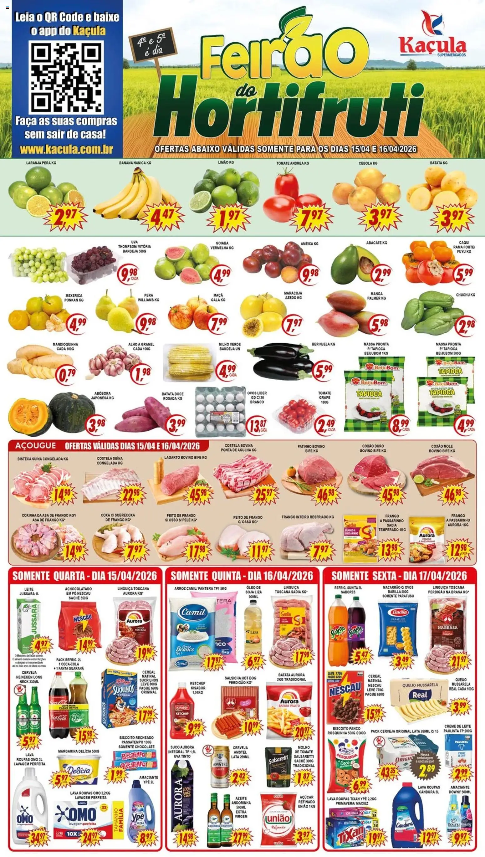 Pré-Visualização do folheto "Kaçula - Ofertas da semana" da loja Kaçula válido a partir de 15/04/2026