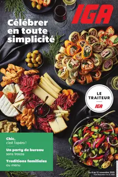 Un aperçu du dépliant Brochure thématique du magasin IGA est valide à partir 6 nov. 2025