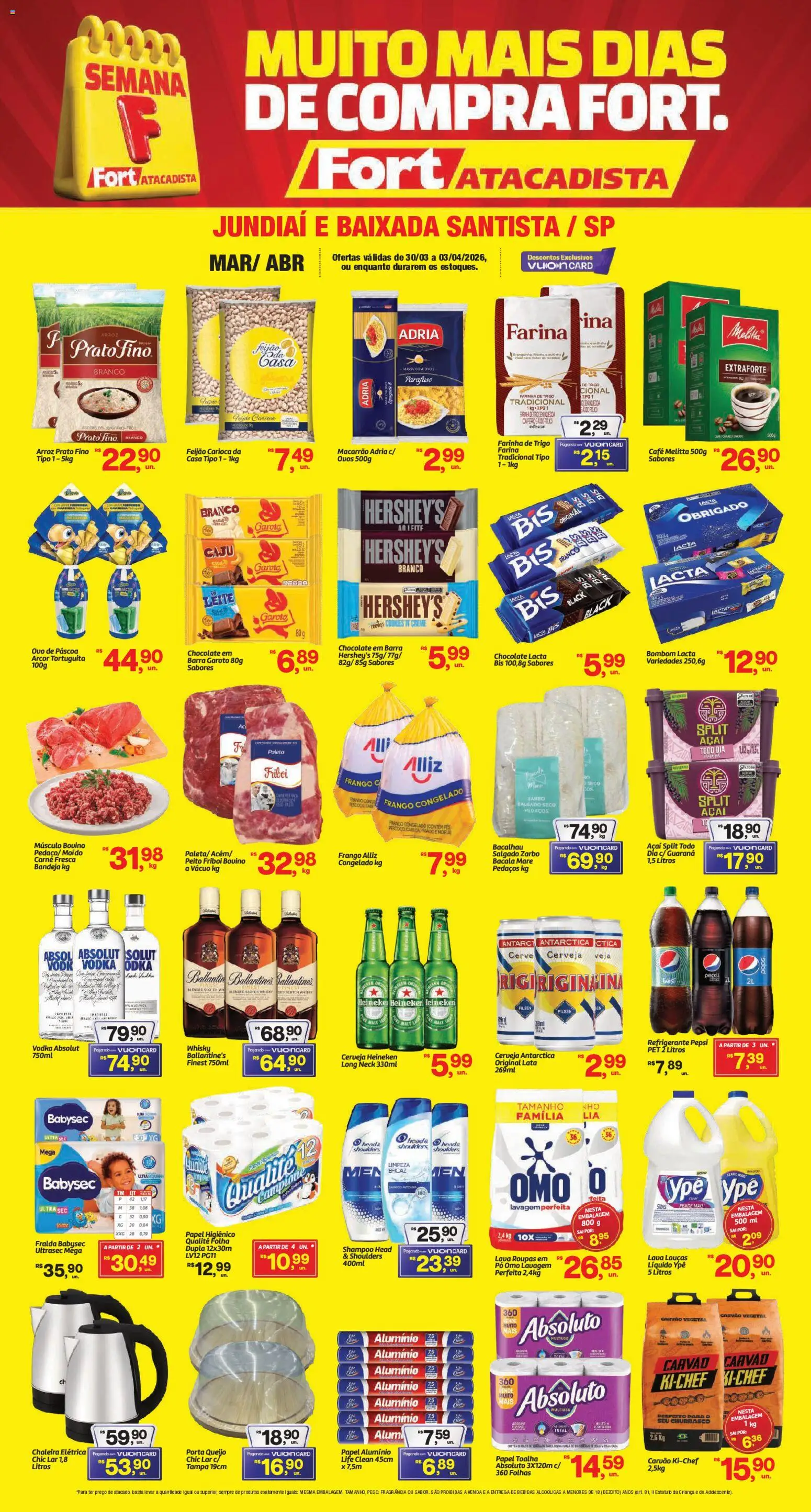 Pré-Visualização do folheto "Fort Atacadista - Ofertas da semana" da loja Fort Atacadista válido a partir de 30/03/2026