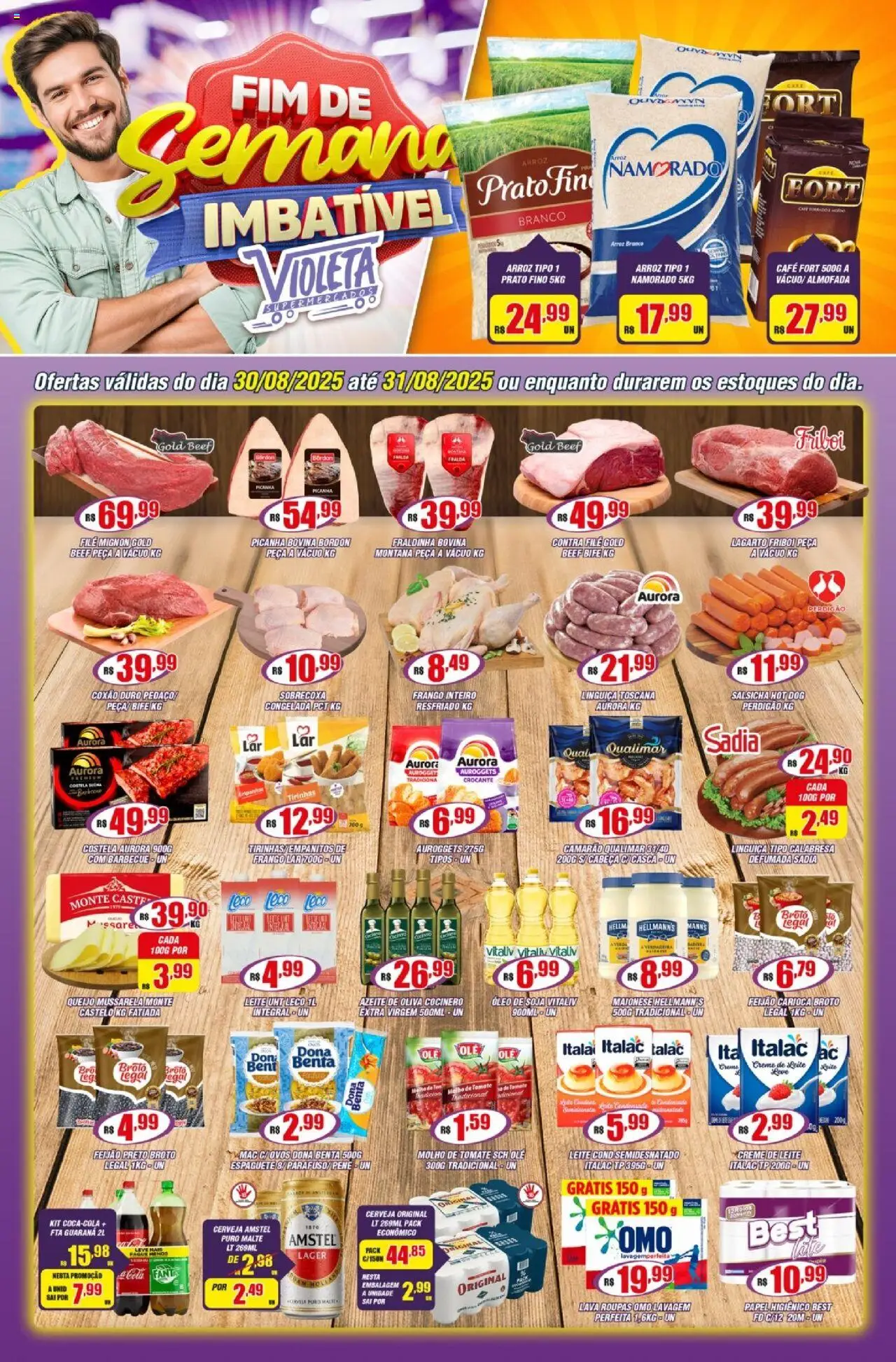 Violeta Supermercados folheto "Ofertas da semana" válido a partir de 30/08/2025 - número de página 1