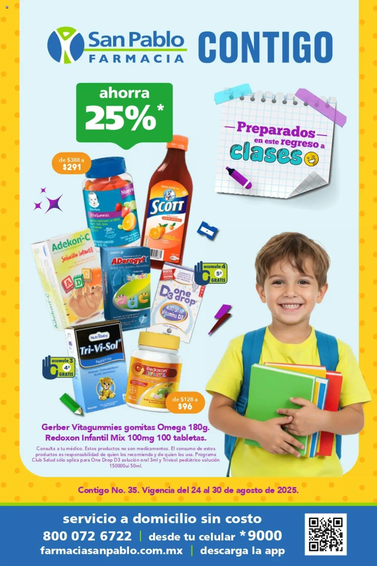 Catálogo Farmacia San Pablo y sus promociones válidas desde el 24/08/2025 - Número de página 1