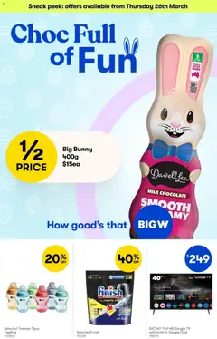Preview of catalogue Big W Catalogue from shop Big W valid 26/03/2026
