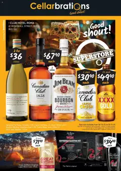 Preview of catalogue Roma from shop Cellarbrations valid 06/10/2025