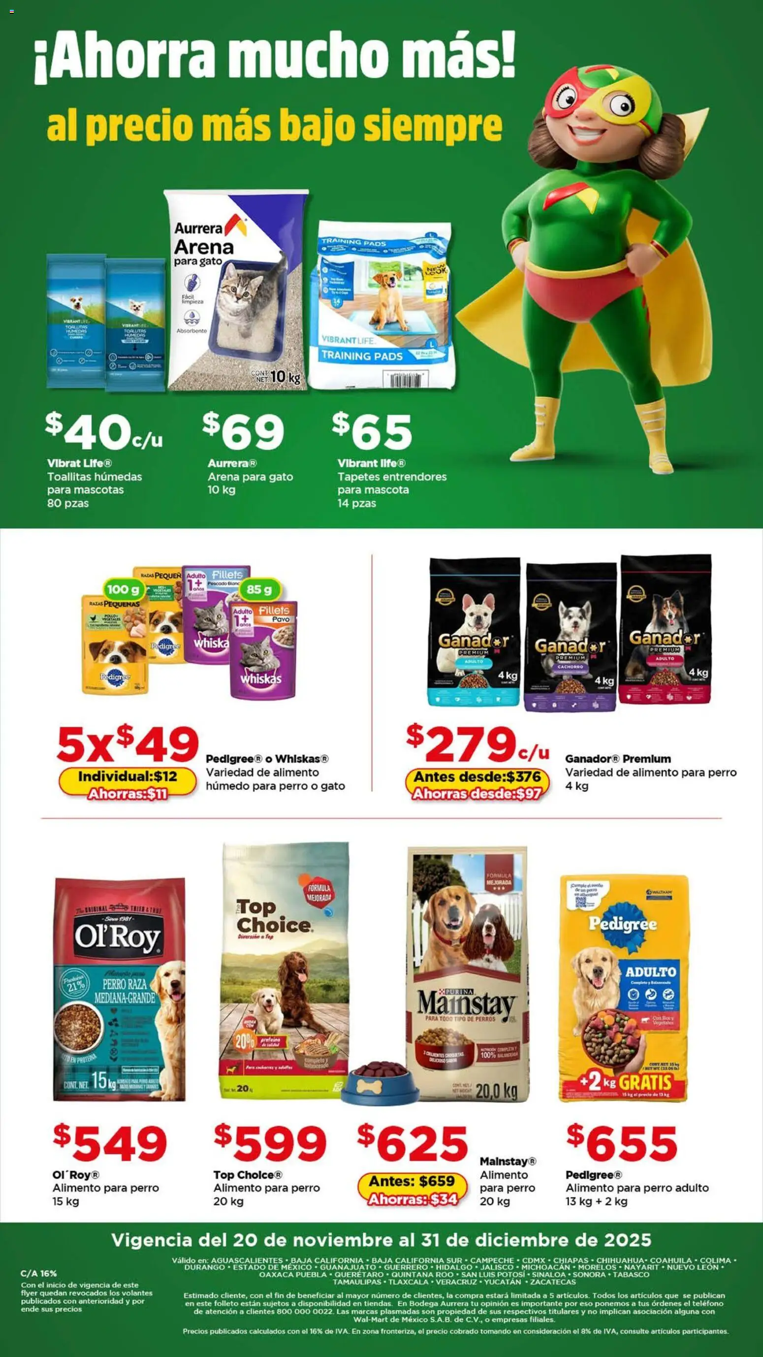 Vista previa las ofertas de la tienda Bodega Aurrerá - Folleto Ahorra mucho más desde el 20/11/2025 