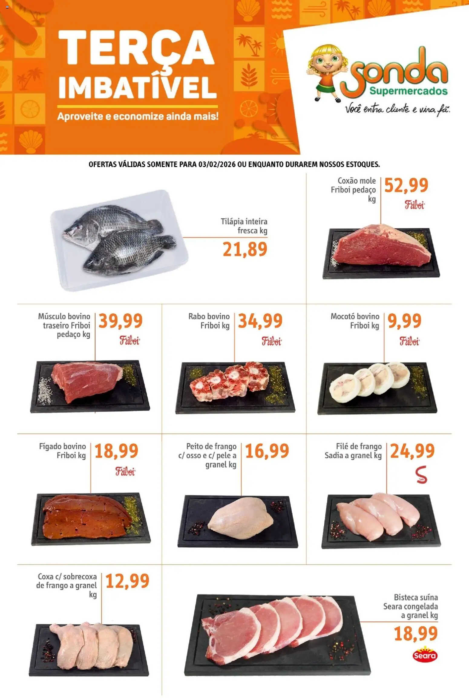 Pré-Visualização do folheto "Ofertas Terça Imbativel" da loja Sonda válido a partir de 03/02/2026