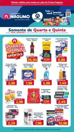 Pré-Visualização do folheto "Ofertas Quarta e Quinta" da loja Nagumo válido a partir de 15/10/2025