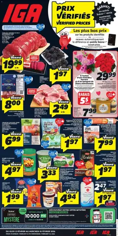 Preview of leaflet Quebec from shop IGA is valid from Feb 12, 2026