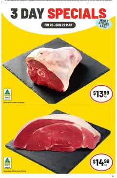 Preview of catalogue IGA 3 Day Specials QLD from shop IGA valid 20/03/2026