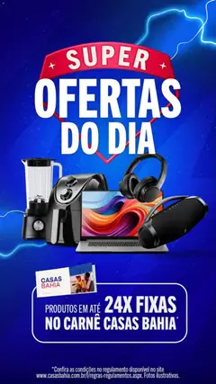 Pré-Visualização do folheto "Promoções" da loja Casas Bahia válido a partir de 08/01/2026