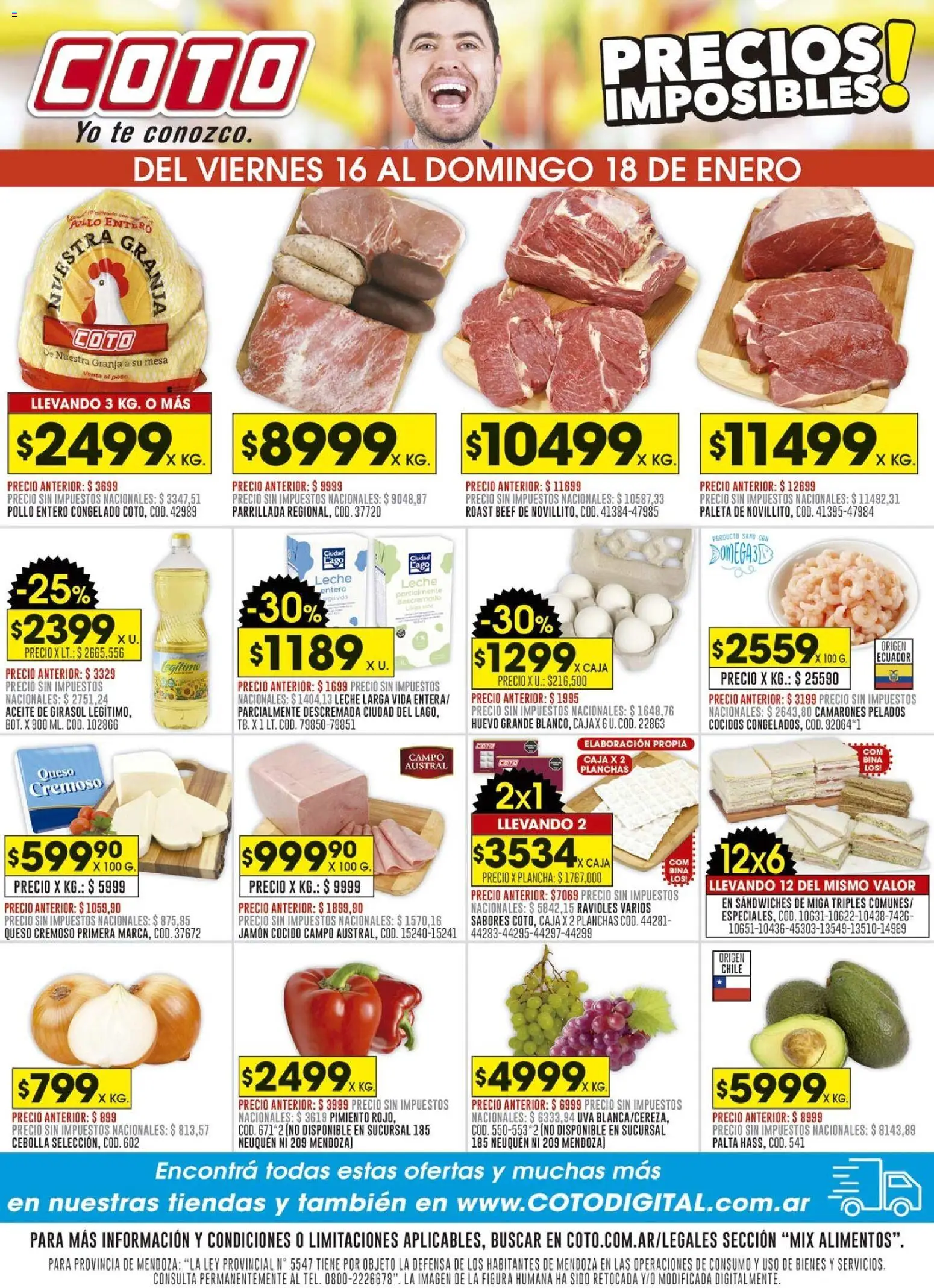 Vista previa del folleto de la tienda Coto válido desde el 16/01/2026 