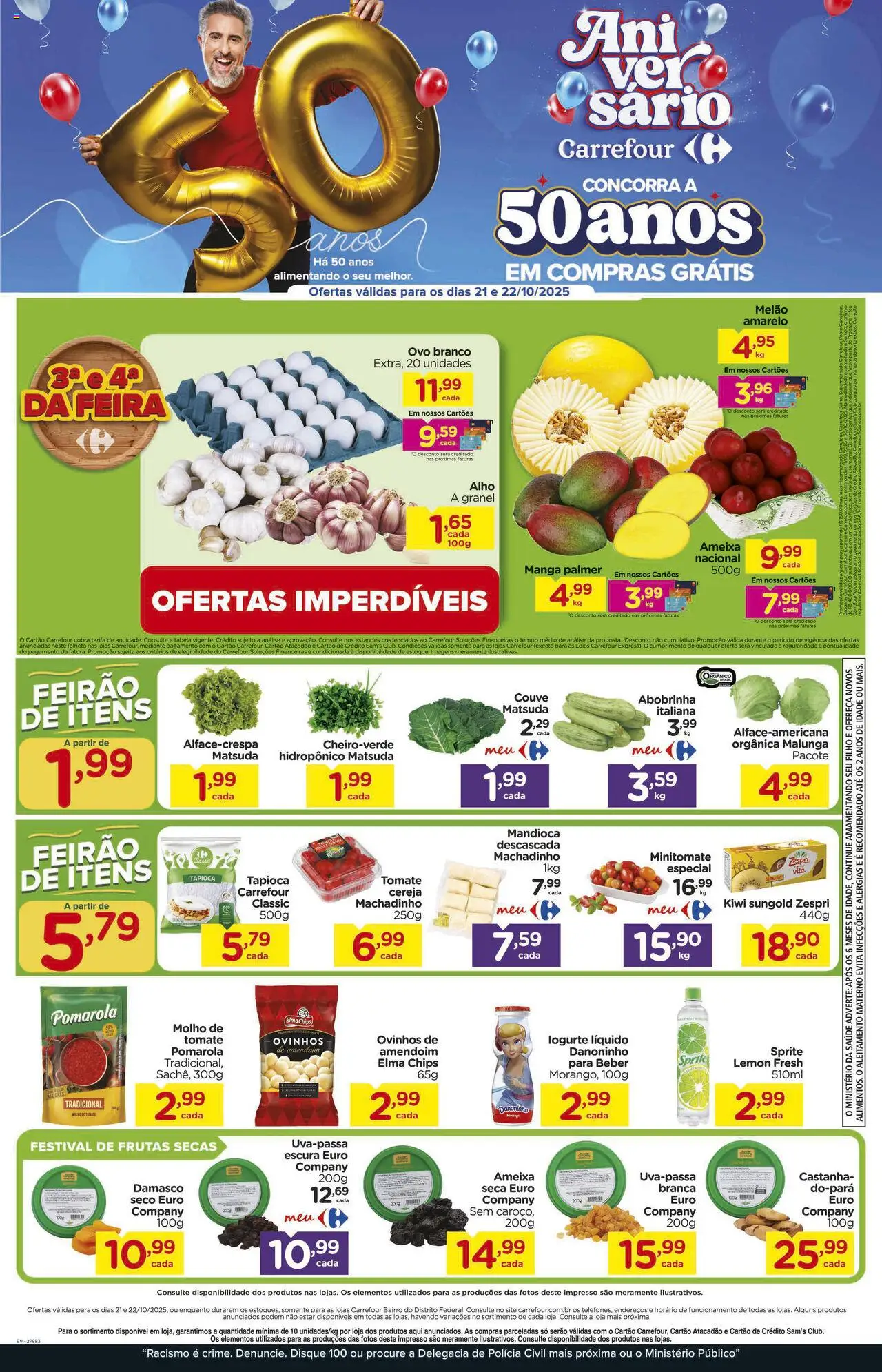 Carrefour Bairro folheto "Ofertas Feira" válido a partir de 21/10/2025 - número de página 1