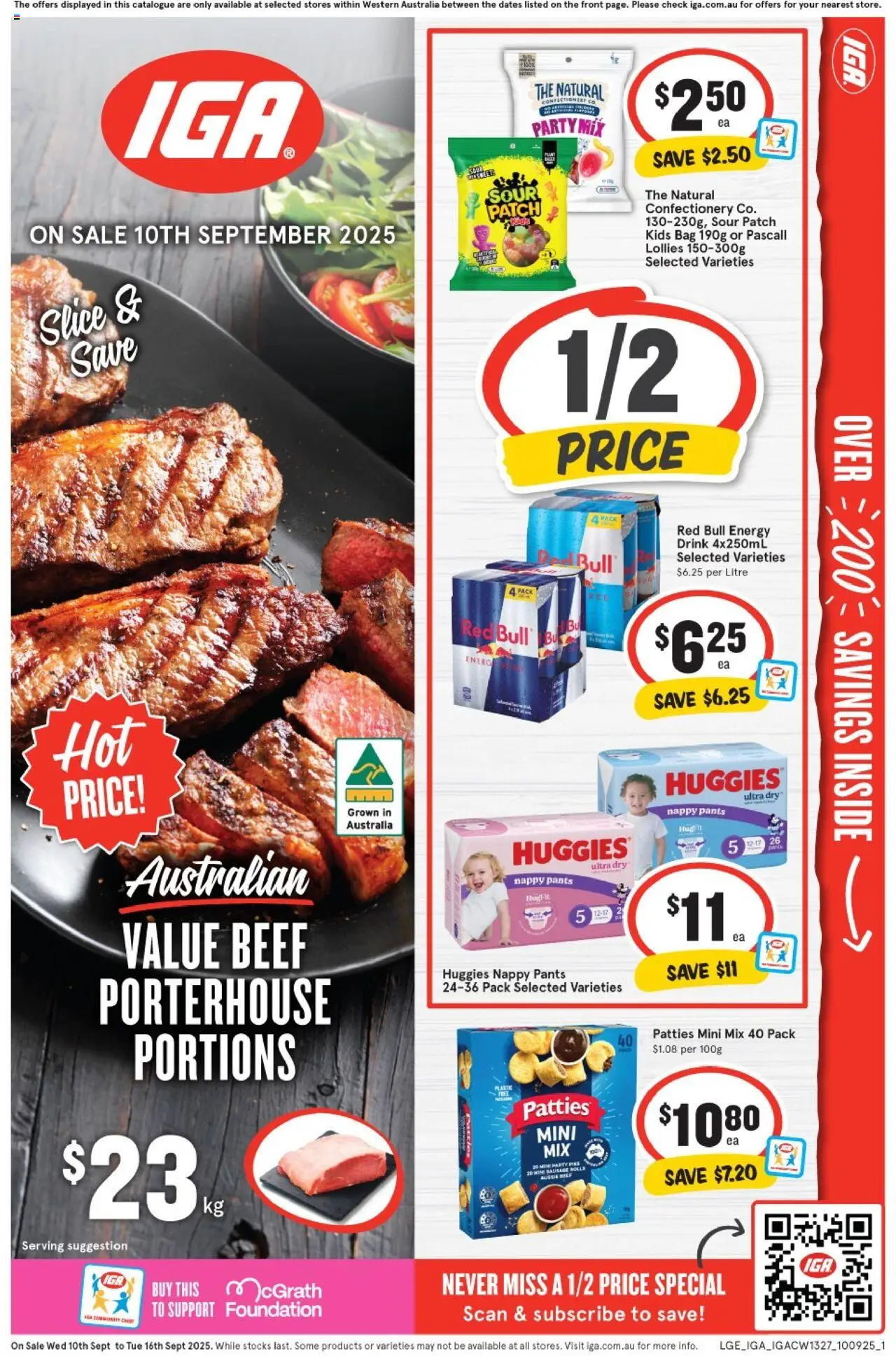IGA catalogue valid from 10/09/2025 - page 1