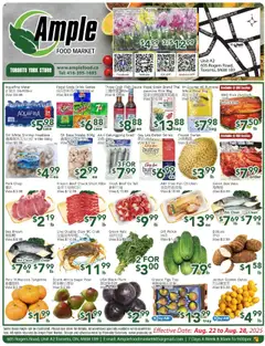 Preview of leaflet Weekly flyer Toronto York from shop Ample Food Market is valid from Aug 22, 2025